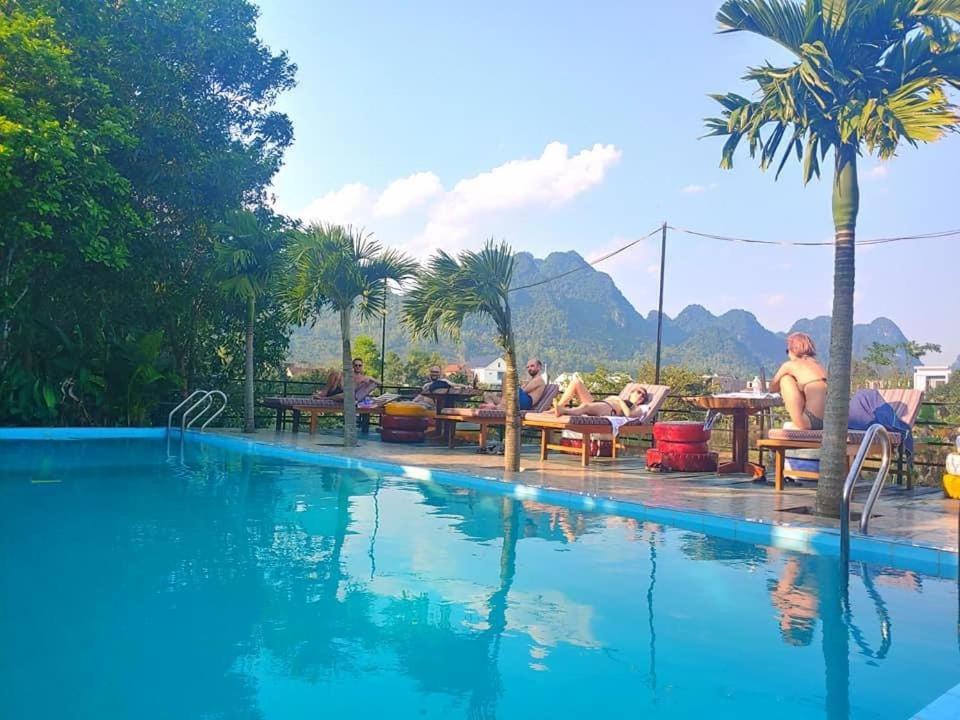 Jungle Boss Homestay Phong Nha Eksteriør billede