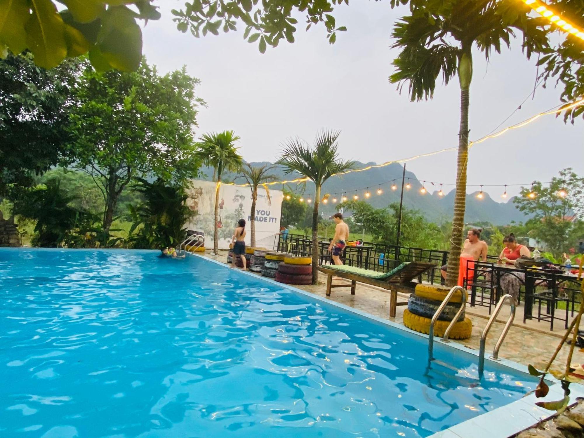 Jungle Boss Homestay Phong Nha Eksteriør billede